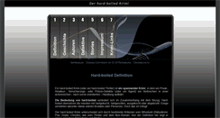 Desktop Screenshot of krimi.hard-boiled.de
